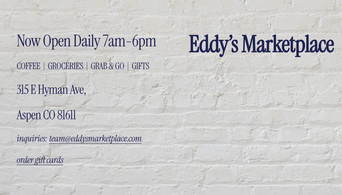 Eddy's Marketplace website before the ASPENA redesign